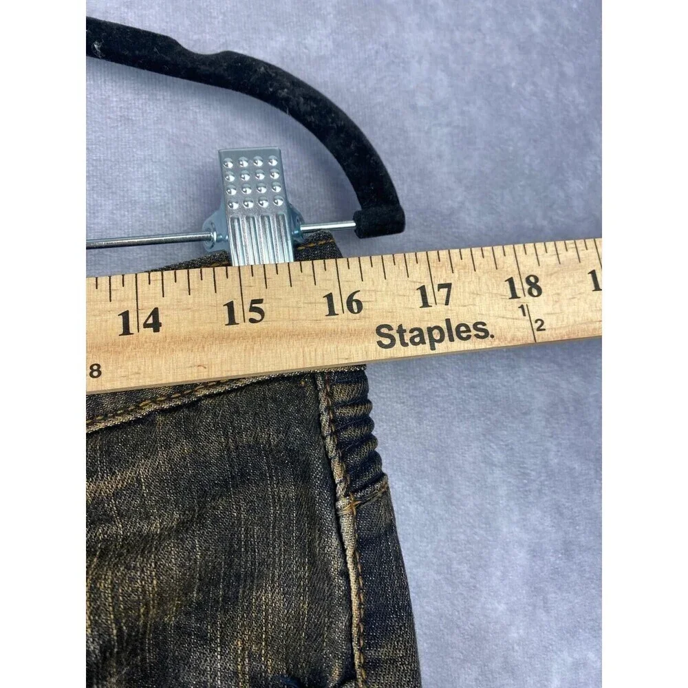 Imperious‎ Trading Jeans Mens 40x32 Zip Legs Pockets Stone Washed Vintage